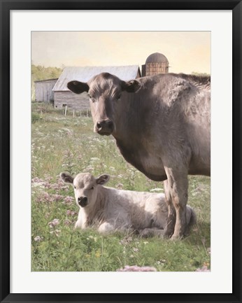 Framed Spring on the Farm Print