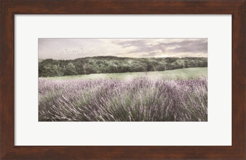 Framed Ridge Farm Lavender Print