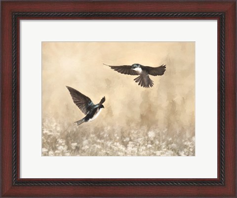 Framed Dance of the Swallows Print