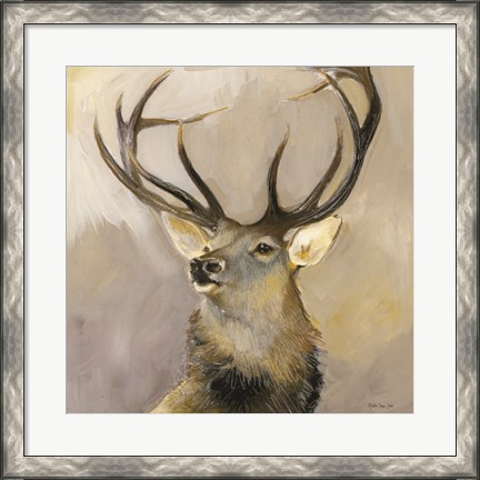 Framed Elk Study 1 Print