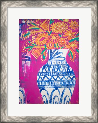 Framed Talavera Vase 2 Print