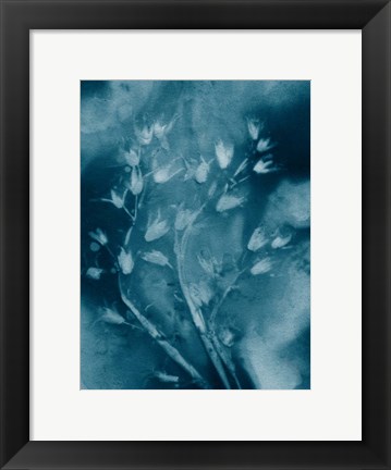 Framed Dropping Star Blue Print
