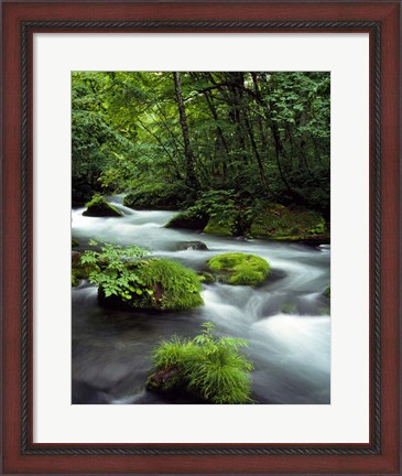 Framed River Aomori Japan Print