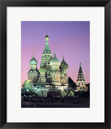 Framed St Basil&#39;s Cathedral Moscow Russia Print