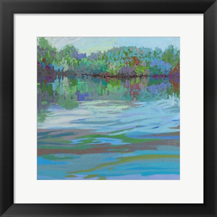 Framed Waterways IX Print