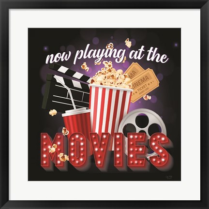 Framed Now Playing at the Movies Print