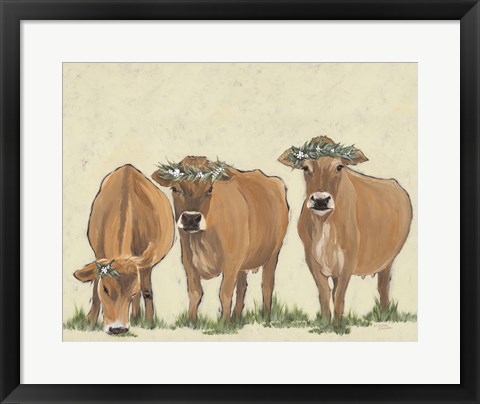 Framed Home is Where My Herd Is Print