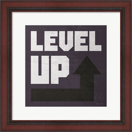 Framed Level Up Print