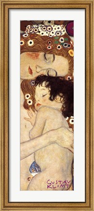 Framed Three Ages of Woman - Mother and Child, c.1905 (detail panel) Print