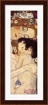 Framed Three Ages of Woman - Mother and Child, c.1905 (detail panel) Print