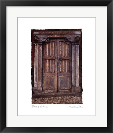 Framed Doors of Cuba I Print