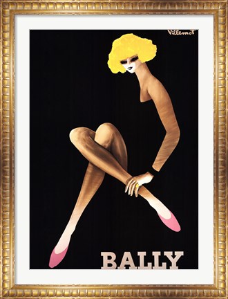 Framed Bally Print