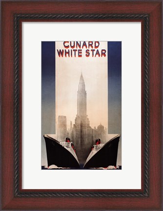 Framed Cunard Print