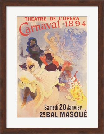 Framed Theatre de l&#39;Opera Print