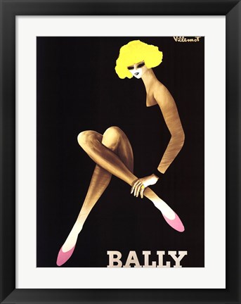 Framed Bally Print