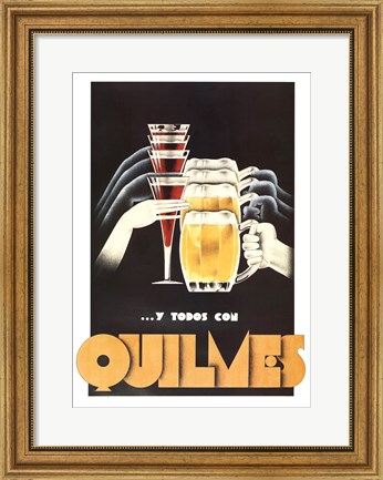 Framed Quilmes Print