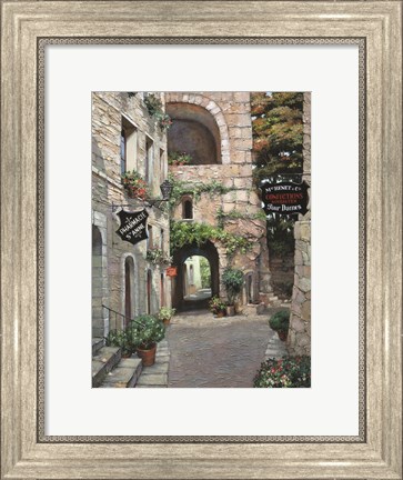 Framed Italian Country Village II Print