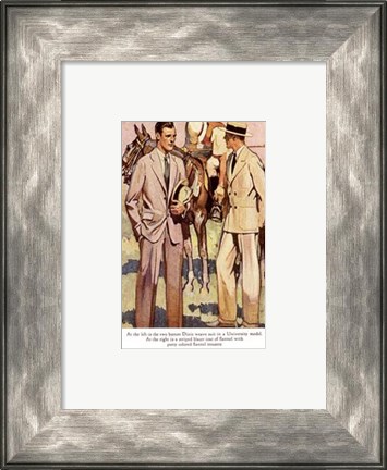 Framed Baskins Fashions IV Print