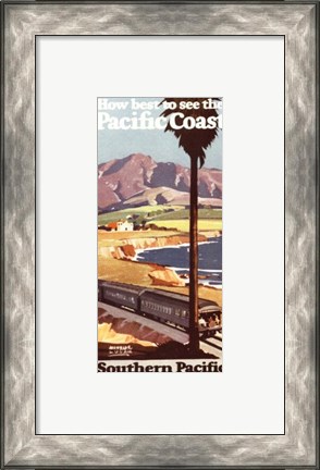 Framed Pacific Coast I Print