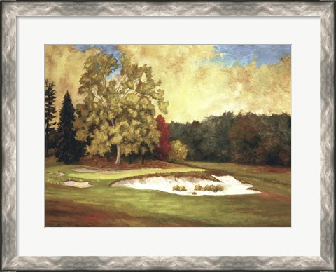 Framed After the Rain at Merion Print
