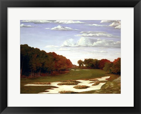 Framed Late Season at Bethpage Black Print