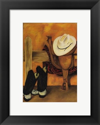 Framed Modern Cowboy Print