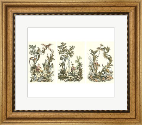 Framed Mini Oriental Garden Print