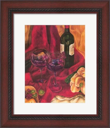 Framed Wine Indulgences II Print