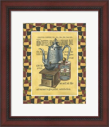 Framed Coffee Grounds Print