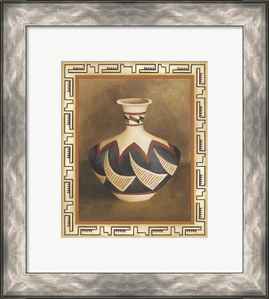 Framed Southwest Pottery II Print