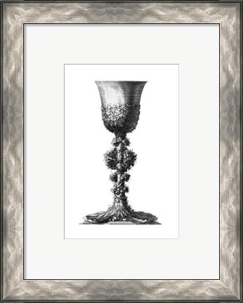 Framed Black &amp; White Goblet II (SC) Print