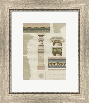 Framed Palais de Fontainbleu I Print