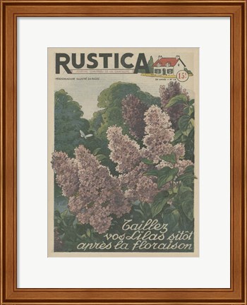 Framed Plantez Des Lilacs Print