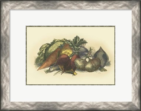 Framed Vegetables from the Earth Print