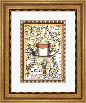 Framed Exotic Coffee (D) II Print