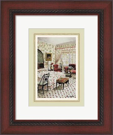 Framed Inviting Country Guestroom Print
