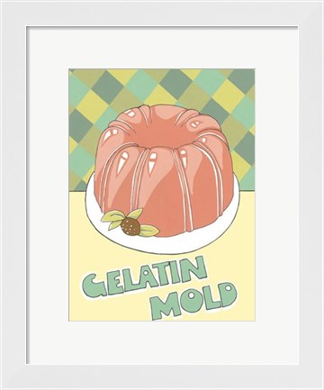 Framed Gelatin Mold Print