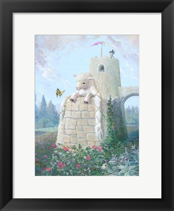 Framed Rapunzel Lamb Print