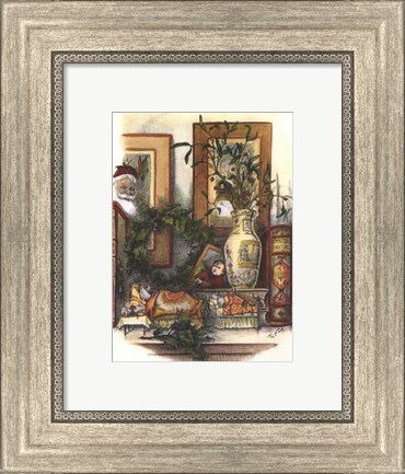 Framed Not a Creature was Stirring Print