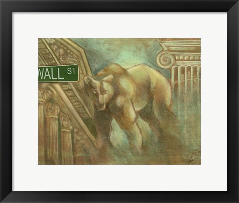 Framed Bear Market Print