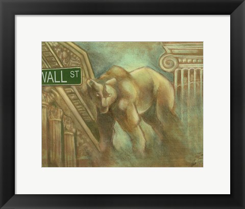 Framed Bear Market Print