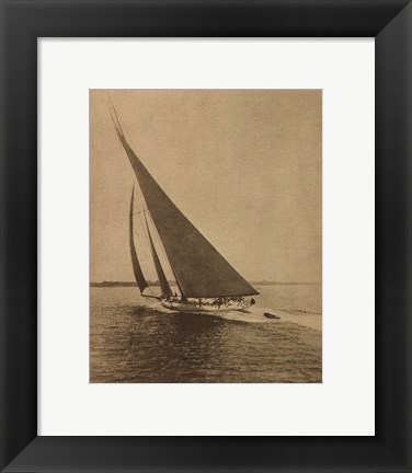 Framed Racing Yachts II Print