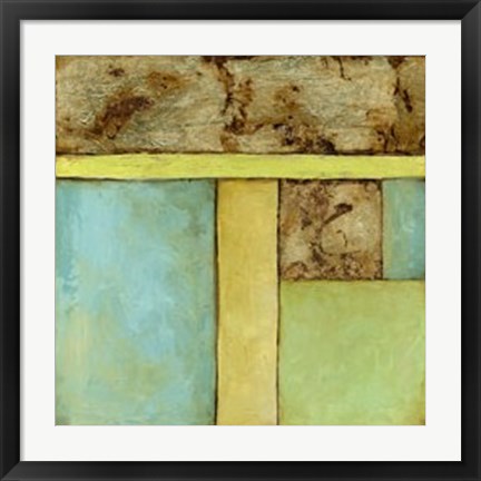 Framed Stained Glass Window IV Print