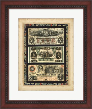 Framed Money, Money, Money IV Print