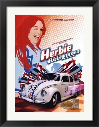 Framed Herbie:  Fully Loaded Print