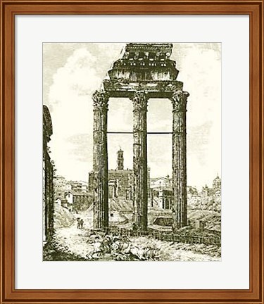 Framed Views Of Rome B&amp;W Print