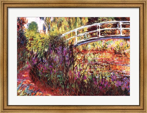 Framed Le Pont Japonais Print