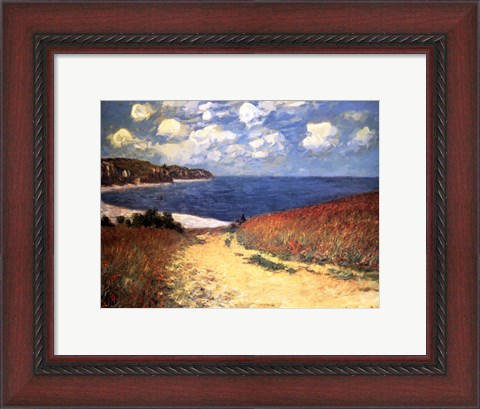 Framed Meadow Rd. to Pourville Print