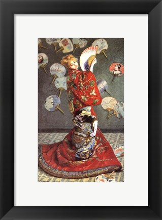 Framed La Japonaise Print