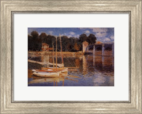 Framed Il Ponte d&#39;Argenteuil Print